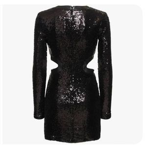 STAUD 
Dolce Sequin‎ Cutout Minidress size XL